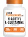 كبسولات غلوتامين N-أسيتيل إل من BulkSupplements.com، مكمل غذائي من الغلوتامين والأحماض الأمينية، خالٍ من الغلوتين، كبسولة واحدة لكل حصة، 750 ملغ، 360 كبسولة، عبوة واحدة.