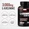 Force Factor LArginine Nitric Oxide Supplement with BioPerine to Help Build Muscle and Support Stronger Blood Flow Circulation Nutrient Delivery and Pumps LArginine 3000mg 3g 150 Capsules