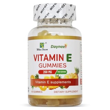 Wins Town Vitamin E Gummies 268mg 400IU Vegan 60 Count