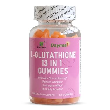 Wins Town LGlutathione 13 in 1 Gummies 1200mg Vegan 60 Count