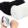 Shappy 2 Pcs African Net Sponge Exfoliating Net African Body Scrubber Bath Rag Washcloth Towel Shower Body Back Scrubber Skin Smoother for Daily Use or Stocking StufferBlack White