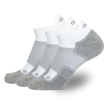 جوارب OrthoSleeve العريضة غير الضاغطة لمرضى السكري تُحسّن الدورة الدموية وتساعد في تخفيف الوذمة والتورم في القدمين الحساستين للأعصاب.