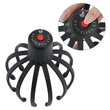 ONIYEA Electric Scalp Massager with 3 Modes 360 Degree Head Massager Cordless Portable Head Scratcher for Stress Relax