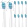 Mcuy Electric Toothbrush Heads Compatible with TEETHEORY Sonic and Fairywill Replacement Brush Heads Compatible with FW507508551610659719909917959FWD1D3D5D7D8 10 Pack White