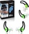 Hearprotek Ear Plugs for Swimming2 Pairs Soft Silicone Reusable Waterproof Earplugs for Adults Men Women Custom Fit for Swimmers Ear Pool Beach Snorkeling Surfing Kickboard TrainingGreen