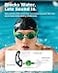 Hearprotek Ear Plugs for Swimming2 Pairs Soft Silicone Reusable Waterproof Earplugs for Adults Men Women Custom Fit for Swimmers Ear Pool Beach Snorkeling Surfing Kickboard TrainingGreen