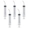 XIZAO Tonsil Stone Remover Wisdom Teeth Cleaner Dental Irrigation Cleaning with Curved Tip for Oral Dental Care Feed Pets 5 Pcs