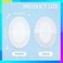 IdealPlast 20pcs Sterile NonWoven Eye Pads Patches Adhesive Bandages Wound Dressings for Adults