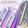 GLADZY Glass Cuticle Pusher Dual Ended Manicure Stick Nail Care Tool