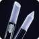 GLADZY Glass Cuticle Pusher Dual Ended Manicure Stick Nail Care Tool