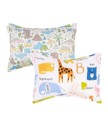 أغطية وسائد قطنية للأطفال الصغار من ALVABABY، تناسب وسائد الأطفال بمقاس 13 × 18 أو 12 × 16 بوصة