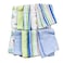 Spasilk 10 Pack Soft Terry Bath Washcloths Newborn Boy or Girl Blue Stripes