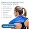 BodyMed Reusable Vinyl Ice Pack for Knee Arm Elbow Shoulder Back Professional Grade Cold Therapy for Injuries Aches Swelling Bruises Sprains 12 in x 7 in Half