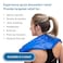 BodyMed Reusable Vinyl Ice Pack for Knee Arm Elbow Shoulder Back Professional Grade Cold Therapy for Injuries Aches Swelling Bruises Sprains 12 in x 7 in Half