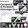 REATHLETE FOLD Massage Gun FirstEver Foldable Professional Percussion Massager Portable Wireless Massage Gun Deep Tissue Pain Relief Personal Massager for Athletes and Exercisers
