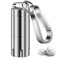 TISUR Titanium Pill Holder Keychain Portable Pill Case Box Container