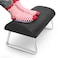 ROMALOVE Waterproof Footrest Upgraded High Elasticity Foot Rest Under Desk Footrest Ergonomic Foot Rest for Under Desk at Work Highly Supportive No Deformation Black