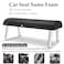 ROMALOVE Waterproof Footrest Upgraded High Elasticity Foot Rest Under Desk Footrest Ergonomic Foot Rest for Under Desk at Work Highly Supportive No Deformation Black