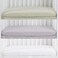 CaSaJa Microfiber 3 Pack Mini Portable Crib Sheets Pack N Play Sheets with Comfy Napping Surface for Baby Silky Soft Playard Playpen Sheets Set Fits 24 x 38 Green Light Grey White
