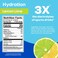 Hydrant Hydrate Individual Hydration Electrolyte Powder Stick Packets with No Artificial Sweeteners Colors or Fillers Lemon Lime 30 Pack