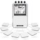 iSTIM EV805 TENS EMS 4 Channel Rechargeable Combo Machine Unit Muscle Stimulator Back Pain Relief and Management 24 ProgramsBacklit Including Electrodes Pads