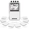 iSTIM EV805 TENS EMS 4 Channel Rechargeable Combo Machine Unit Muscle Stimulator Back Pain Relief and Management 24 ProgramsBacklit Including Electrodes Pads