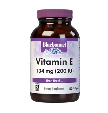 Bluebonnet Vitamin E 200 IU Mixed Softgels 50 Count