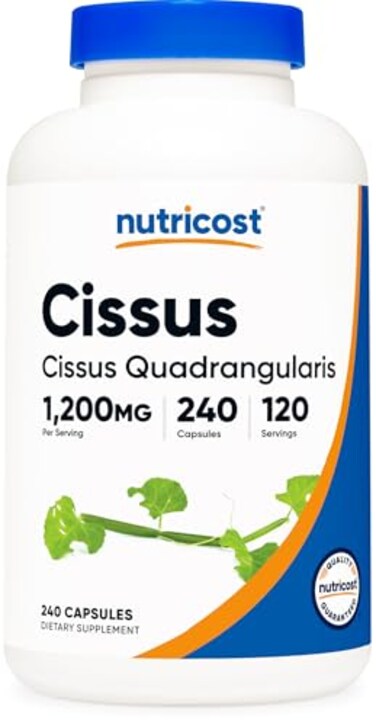 Nutricost Cissus Quadrangularis 1200mg 240 Capsules 120 Servings