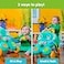 Bright Starts Stroll n Roll 2in1Ball Push Walker Includes 3 Toy Balls Elephant with 70 Songs Sounds 7 Activities Ball Drop Piano Spinner Flip Book More