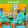 Bright Starts Stroll n Roll 2in1Ball Push Walker Includes 3 Toy Balls Elephant with 70 Songs Sounds 7 Activities Ball Drop Piano Spinner Flip Book More