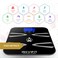 ميزان تحليل الجسم الرقمي عالي الدقة من INEVIFIT، جهاز تحليل تكوين الجسم للاستخدام في الحمام، يقيس الوزن، نسبة الدهون في الجسم، نسبة الماء، نسبة العضلات، مؤشر كتلة الجسم، نسبة الدهون الحشوية، وكتلة العظام، مناسب لـ 10 مستخدمين، مزود ببطاريات.