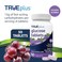 TRUEplus Glucose Tablets Chewable Grape Flavor 15g FastActing Carbohydrates Fat Free Gluten Free Boost Energy 50 Count