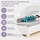 Lynmark 2X Toddler Potty Training Bed Pads Soft Waterproof Bedwetting Pee Protector Mat for Kids MultiLayer NonSlip Washable Incontinence Mattress Sheet Absorbs Up to 2000ml 33 x 27 Grey