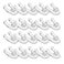 QiQibaby Accessory Disposable Desinfection Parts for Beauty Tool Mesogun Meso Device20pcs Clear Feet