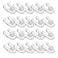 QiQibaby Accessory Disposable Desinfection Parts for Beauty Tool Mesogun Meso Device20pcs Clear Feet