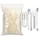 Timgle 2000 Count Empty Capsules with Lab Spoon Filling Kit Clear Fillable Empty Container DIY Vegetable Capsule Filling for Making Your Own Supplements
