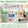 XPRS Nutra Size 2 Empty Capsules 100 Count Empty Gelatin Capsules Pills DIY Capsule Filling Pure Bovine Pill Gel Caps for DoItYourself Supplements RedWhite