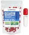 XPRS Nutra Size 2 Empty Capsules 100 Count Empty Gelatin Capsules Pills DIY Capsule Filling Pure Bovine Pill Gel Caps for DoItYourself Supplements RedWhite