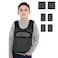 oboist Compression Vest for Kids Large Ages 10 Weighted Vest for Kids Including 6 Removable Weights Black