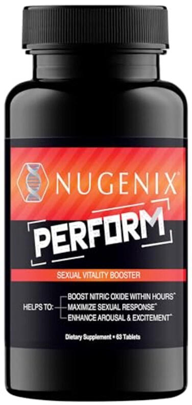 Nugenix Perform Nitric Oxide and Vitality Booster for Men 63ct