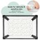 Yoofoss Pack and Play Sheets Fitted Mini Crib Sheets 2Pack for Pack N Play Mattress Stretchy Playard Sheet Soft and Breathable Green Leaf
