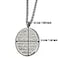 ZKDC Islam AYATUL KURSI stainless steel 60 cm chain necklace muslim Allah jewelry