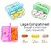 Zoksi Weekly Pill Organizer 2 Times a Day Purple 7 Day Am Pm Pill Box Daily Am Pm Pill Organizer 7 Day Portable Vitamin Pill Case Weekly Pill Box for Fish Oils Vitamin Supplement