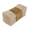 INFEI Solid Color Blended Fabric Thin Dinner Cloth Napkins Set of 12 40 x 40 cm for Events Home Use Beige