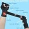 Semikk Copper Arthritis Gloves for Women Men Fingerless Compression Gloves for Arthritis Carpal Tunnel Pain Relief Swelling Rheumatoid Typing Adjustable Wrist Strap 1pair SmallMedium