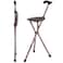 Switch Sticks Walking Stick Walking Cane Cane Chair Quad Cane and Folding Cane with Seat is 34 Inches Tall FSA and HSA Eligible Supports Up to 220 Pounds Bubbles