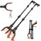 KEKOY 2Pack Grabber Reacher Tool with Light 32 Foldable Orange
