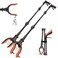 KEKOY 2Pack Grabber Reacher Tool with Light 32 Foldable Orange