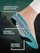 CRUVHEAL 220 lbs Plantar Fasciitis High Arch Support Insoles Men Women Orthotic Shoe Inserts Boot Work Shoe Insole M Blue