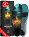 CRUVHEAL 220 lbs Plantar Fasciitis High Arch Support Insoles Men Women Orthotic Shoe Inserts Boot Work Shoe Insole M Blue